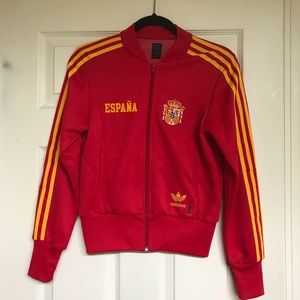 Spain women’s adidas zip up jacket